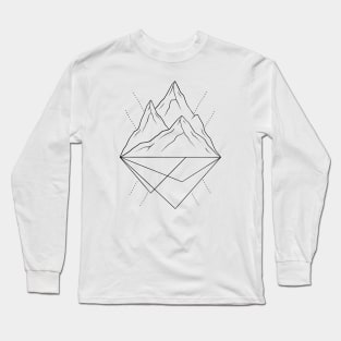 Mountain Lines Long Sleeve T-Shirt